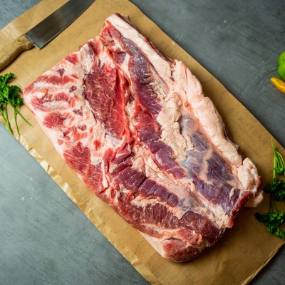 Свинина ребрышки мясные 900 г - купить в Терской